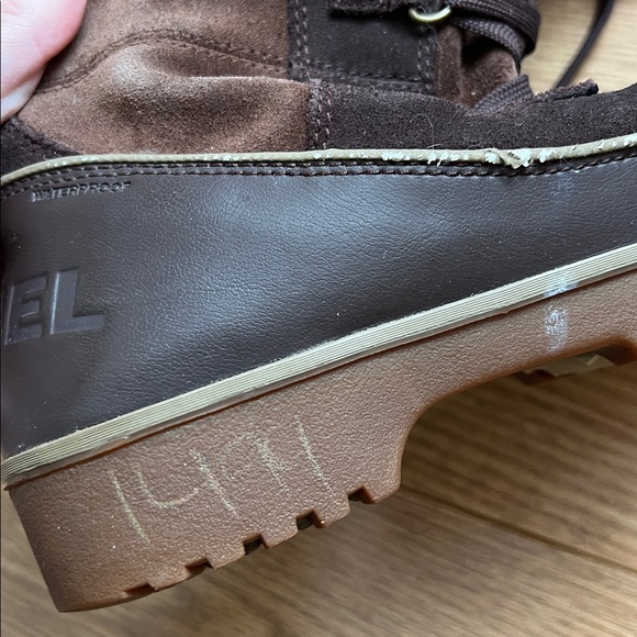 Sorel Women's Tivoli High II Brown Lace Up Boots Size 8 - Picture 7 of 10